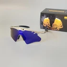 Oakley Mag X-metal Silver / Blue Lenses New. Price: $129.00.