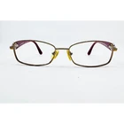 Vogue Eyeglass Frames Womens Purple Gold 3845-B 656 52-16-135 Pre-owned. Price: $31.99.