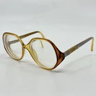 Vtg Christian Dior Yellow Brown Burgundy Clear Oval Glasses Germany 80 55-14 125 Pre-owned. Price: $74.95.