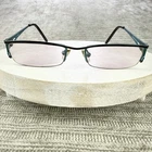 Guess Eyeglasses Frames Half Rim Brown Teal GU1532A Brn 50-16-138 Only Pre-owned. Price: $28.00.