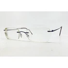 Marchon Airlock Rimless Eyeglasses Frames Purple 52-17-135 Rectangular 28460 Pre-owned. Price: $39.99.