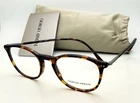 New Giorgio Armani Eyeglasses 7125 5026 50-20 145 Havana Tortoise Round Frame. Price: $399.99.