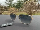 Ray-ban RB3362 Cockpit Sunglasses, Gold Frame, Blue Gradient G-15 Lens New. Price: $35.00.
