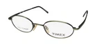 New Timex T902 Eyeglass Frame Brown Mens Ag Oval Full-rim 47-20-135 Titanium. Price: $42.70.