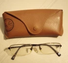 Ray-ban Titanium Eyeglasses Frame RB8603 1017 52-18-135 Black With Case !read! Pre-owned. Price: $18.68.