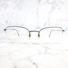 Brooks Brothers BB225 1150 Eyeglasses Gray Half Rim Square Frames 50-19-135 Pre-owned. Price: $26.99.