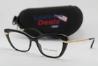 New Dolce & Gabbana Dg 3325 3317 Black Floral Gold Authentic Eyeglasses 54-17. Price: $163.18.