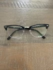 Ray-ban Clubmaster Eyeglasses Black Silver Rb 5154 2000 51-21 145 Frame Only Euc Pre-owned. Price: $74.95.