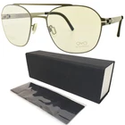 New!! Ovvo Optics 3895 C70M Titanium Square Rimless Optical Frame Eyeglasses. Price: $159.99.