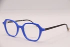 New Face Djune Col 2162 Blue Black Brown Authentic Eyeglasses 50-19. Price: $272.00.