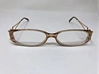 Versace Mod V82-H G51 51-15-130 Italy Gold Light Crystal Brown Eyeglasses 2365 Pre-owned. Price: $44.50.