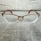 Armani Exchange Eyeglasses Frame Half-rim Ax 1023 3167 53-17-140 Metal Gold Pink Pre-owned. Price: $29.99.