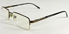 Versace Mod 1066 1363 Brown Metal Half Rim Rect 50-18-135 Eyeglasses Frames Only Pre-owned. Price: $29.99.