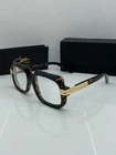 Cazal Havana Tortoise Shell Square Bold Golden Brown Eyeglasses New. Price: $125.00.