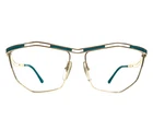 Vintage Vienna Line Eyeglasses Frames 1478 46 Gold Blue Geometric 61-14-125 Pre-owned. Price: $59.99.