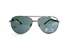 New Veer Aviator Sunglasses 100% Uv Block Gold Tortoise 61 14 135 Castle Ii. Price: $64.00.