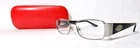 Valentino, Italy 5728 Eyewear 54-17-130 New Silver & Black Eyeglass Frame. Price: $29.99.