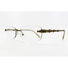 Adrienne Vittadini Eyeglasses Womens Brown Rimless 1100 53/17-135 53MM Pre-owned. Price: $39.99.