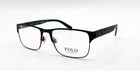 New Polo Ralph Lauren 1175 9191 Matte Red Rims/black Bar Eyeglasses 54-18. Price: $65.59.