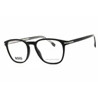 Hugo Boss Men's Eyeglasses Black Plastic Rectangular Full Rim Frame 1680 0807 New. Price: $52.79.