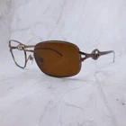 Sergio Tacchini 1121-S T906/13 Bronze Metal Oval Eyeglass Frames Italy 56-17 Pre-owned. Price: $44.99.