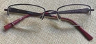 Flexon Women Eyeglasses Hepburn 505 Plum Half Rim Metal Frame 49-18 135 Pre-owned. Price: $29.95.