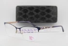New Jimmy Crystal York Palomas Indigo Blue Gold Authentic Eyeglasses 57-17. Price: $100.62.