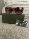 Longchamp LO695S 600 Metallic Red Cat Eye Sunglasses New. Price: $89.00.