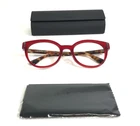 Prada Eyeglasses Frames VPR06T ACB-1O1 Red Tortoise Cat Full Rim 52-20-135 New. Price: $179.99.