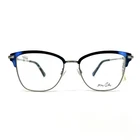Max Cole MC1516 50 Blue Silver Clubmaster Round Eyeglasses Frame 53-17-140 New. Price: $25.18.