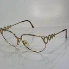 Christian Dior 2750 41 Gold Oval Eyeglasses Frames 58-15-135 Only Pre-owned. Price: $85.00.