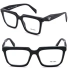 Prada Symbole PRA19V Black Triangle Logo Iconic Eyeglass Optical 54MM New. Price: $294.00.