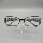 Guess GU6327 BLK-3 Black Zebra Print Rectangular Eyeglasses Frames 54-17-130 Pre-owned. Price: $19.99.