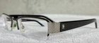Helium Paris 4191 Dark Brown Half Rim Rectangle Eyeglasses Frames 53-18-135 Pre-owned. Price: $76.49.