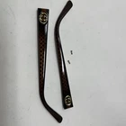 Gucci Gg 3648 1EE 140MM Brown Temple Arm Parts With Screws 107N Used. Price: $41.25.