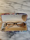 Vera Bradley Eyeglasses Frames Tortoise Shell & Peach 50-16-135 With Case New. Price: $44.62.