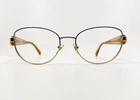 Versace Mod 1246-B 1052 Eyeglasses Frames Gold Womens Full Rim 52-17-135 Pre-owned. Price: $39.99.