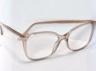 Gucci Clear Designer Full Eyeglasses Frames Only GG0026O 013 Pink Gold Italy Pre-owned. Price: $64.77.