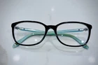 Tiffany & Co Tf 2109-H-B 8193 Black Blue Cat Eye Frames Only 53-17 140 Italy Pre-owned. Price: $70.00.
