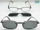 Mens Classy Elegant Optical Eye Glasses Stainless Steel Frame & Magnetic Clip On New. Price: $13.94.