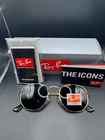 Ray-ban RB3548N Hexagonal Sunglasses Gold Frame & Black Lens New In Case. Price: $39.99.