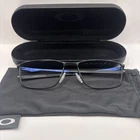 Oakley Socket 5.0 Eyeglasses Satin Black Blue OX3217-0455 55-17 136 Mens New. Price: $84.49.