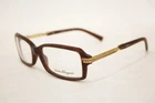 Salvatore Ferragamo 2665B Eyeglasses Frame 631 Brown Gold 51MM Women New. Price: $119.00.