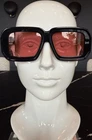 Loewe LW40064U Square Oversized Black Women's Sunglasses Pink Tinted Lenses New. Price: $337.77.