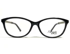 Parade Eyeglasses Frames 2120 Black Silver Cat Full Rim 53-15-142 New. Price: $49.97.