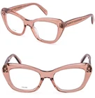 Celine Bold 3 Dots Crystal Red Optical Fashion Eyeglasses CL50112I 074 52M New. Price: $234.00.