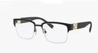 Classy Sleek Versace 1272 1261 Matte Black Half Rim Unisex Eyeglasses New. Price: $169.00.
