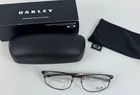 Oakley Mens OX3012 Addams Rectangular Prescription Eyewear Frames Satin Grenache New. Price: $119.99.