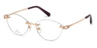 Swarovski SK5399 028 Rose Gold Metal Rimless Optical Eyeglasses Frame 53-15-140 New. Price: $160.00.