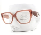 Dolce Gabbana Eyeglasses Dg 3373 3411 Shimmery Blush Brown 55MM W/case New. Price: $158.50.